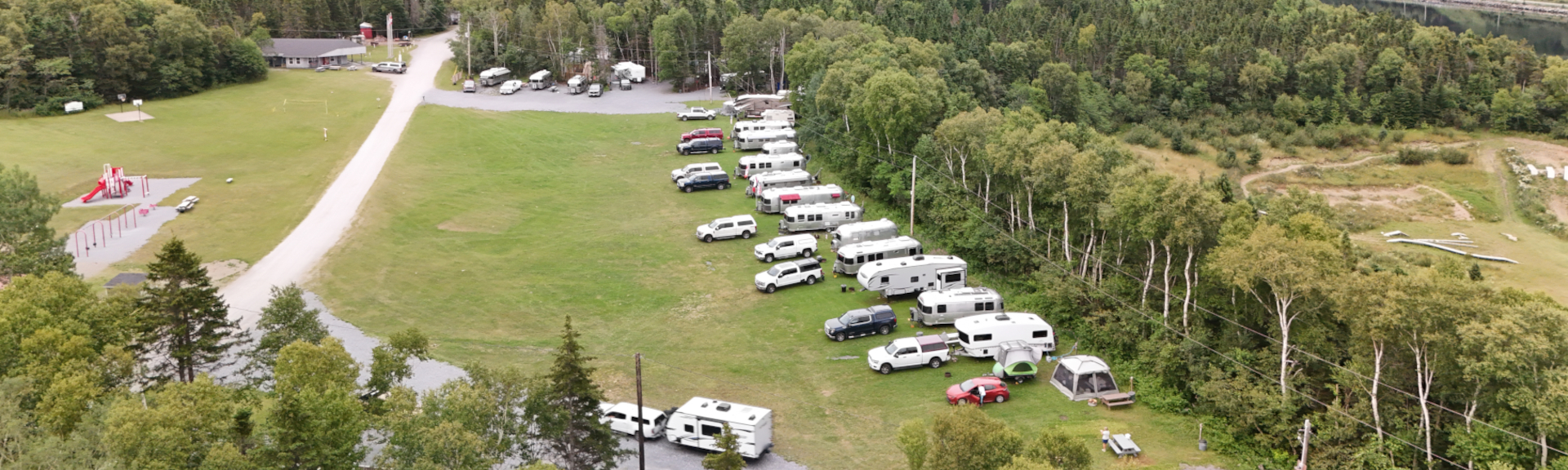 Unserviced camping area.