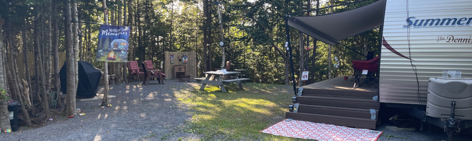 Unserviced camping area.