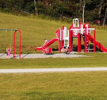 Playground & bouncy pillow for the kids.